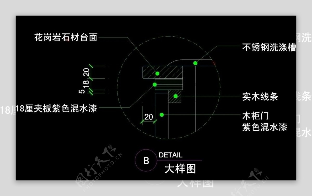 CAD之吧台收银台服务台设计图片