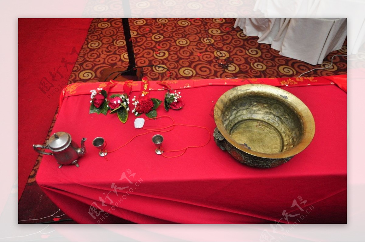 中式婚礼礼器图片