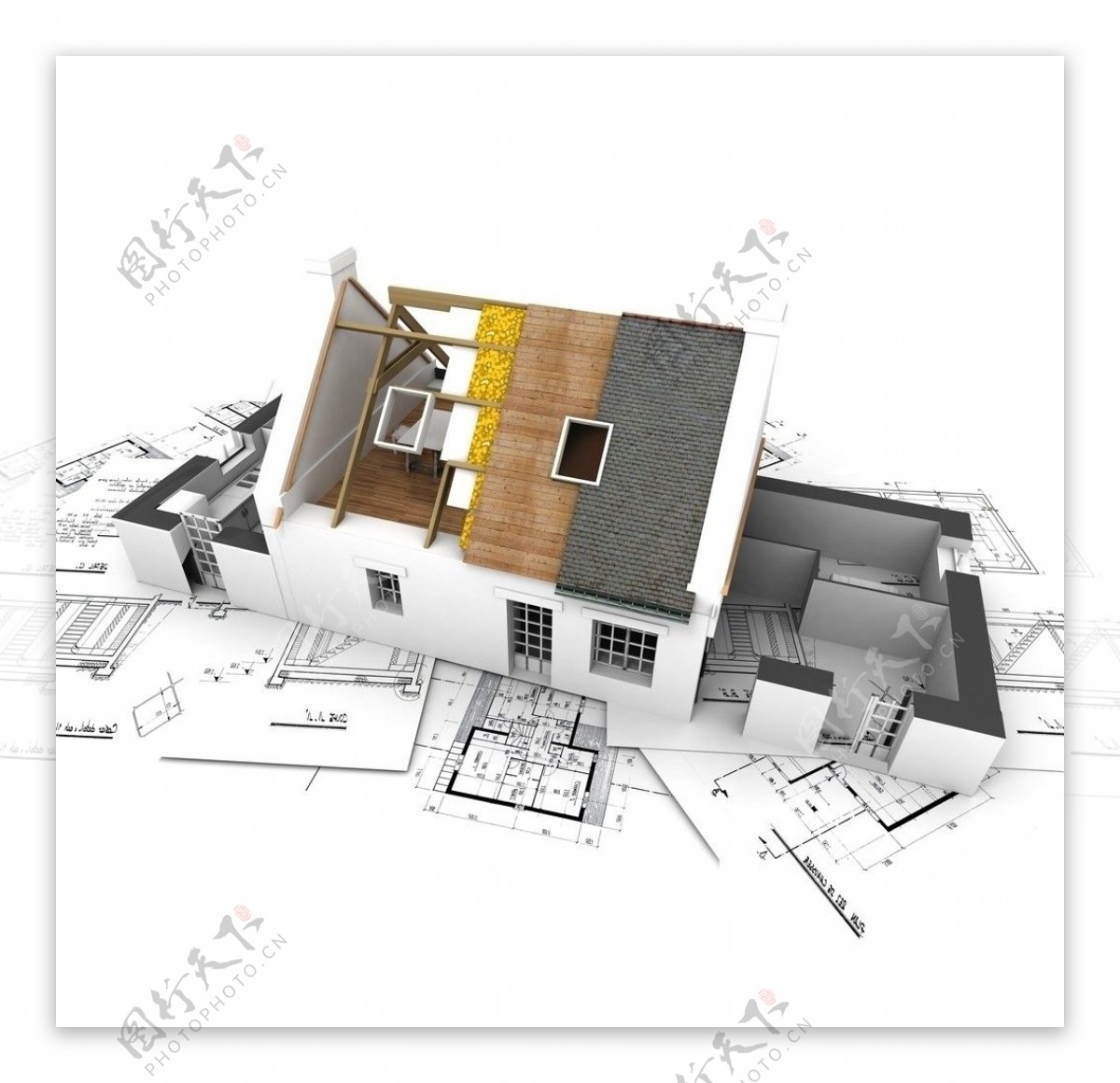 3d建筑设计模型图纸图片