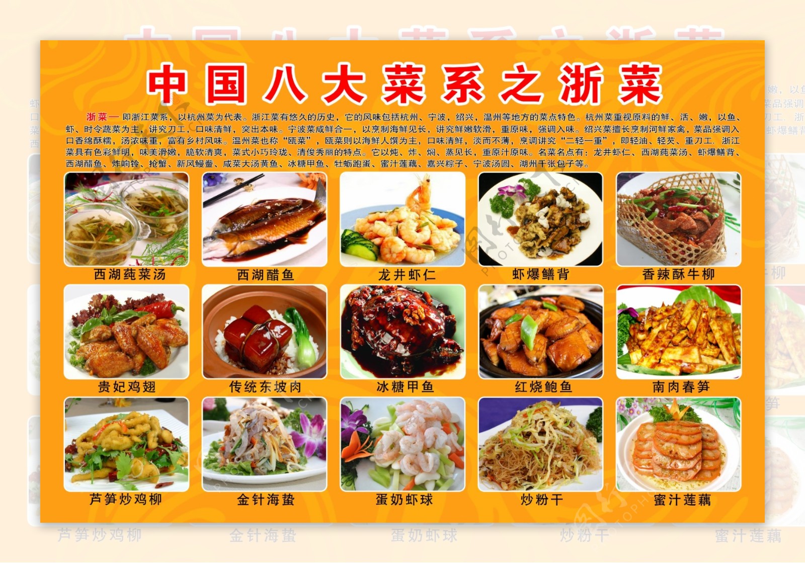 中国八大菜系之浙菜图片