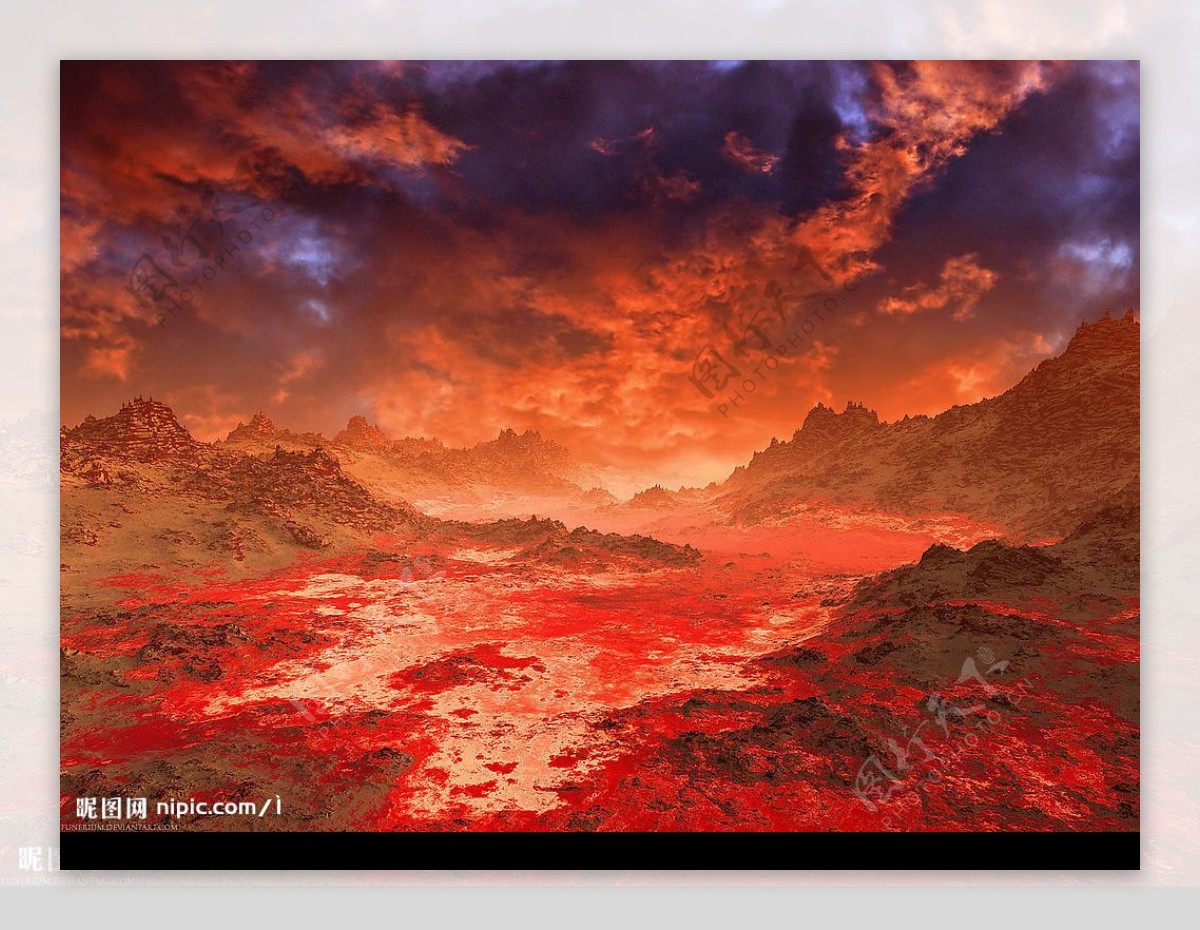 火山云图片
