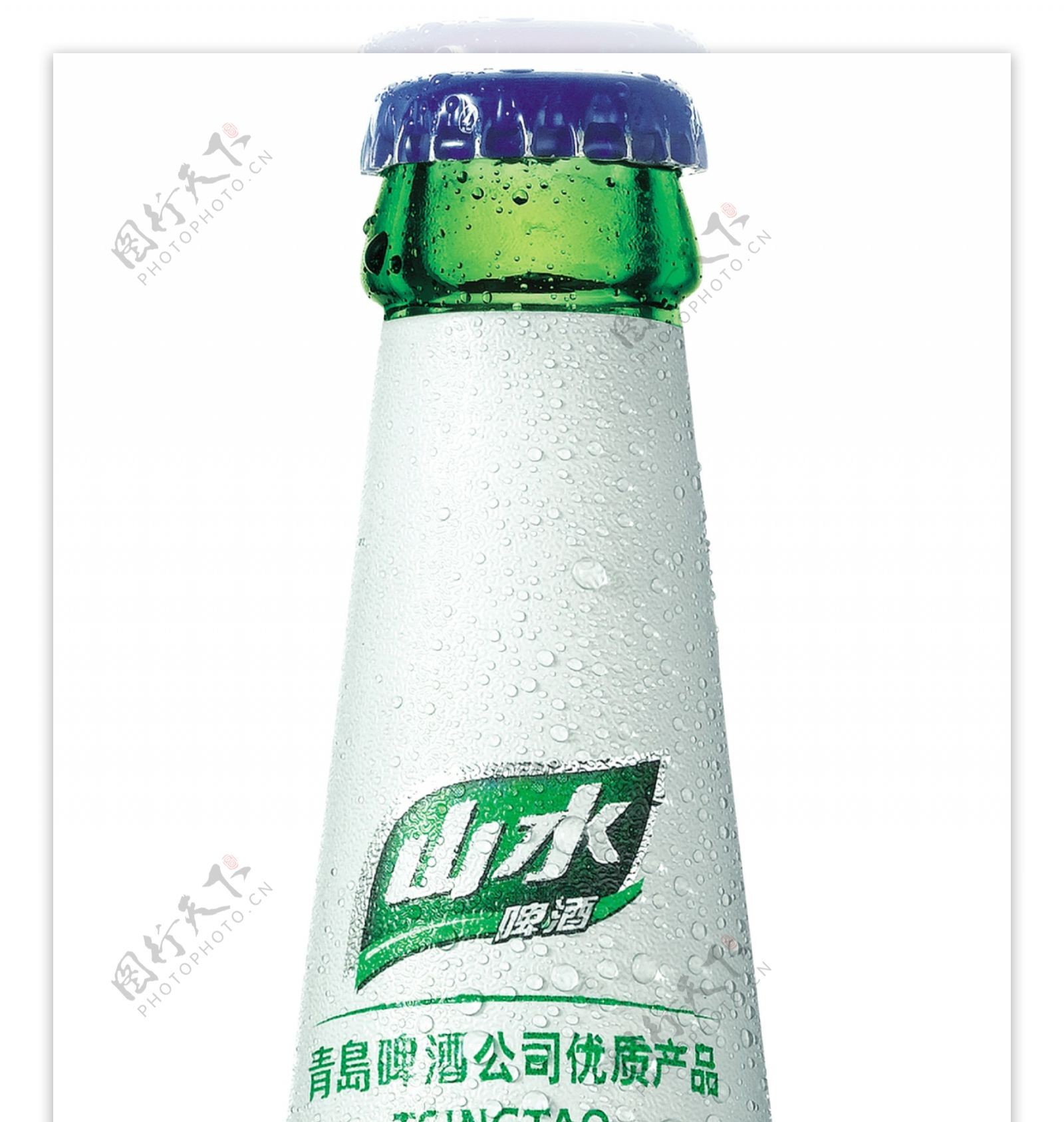PSD透明超大啤酒瓶图片