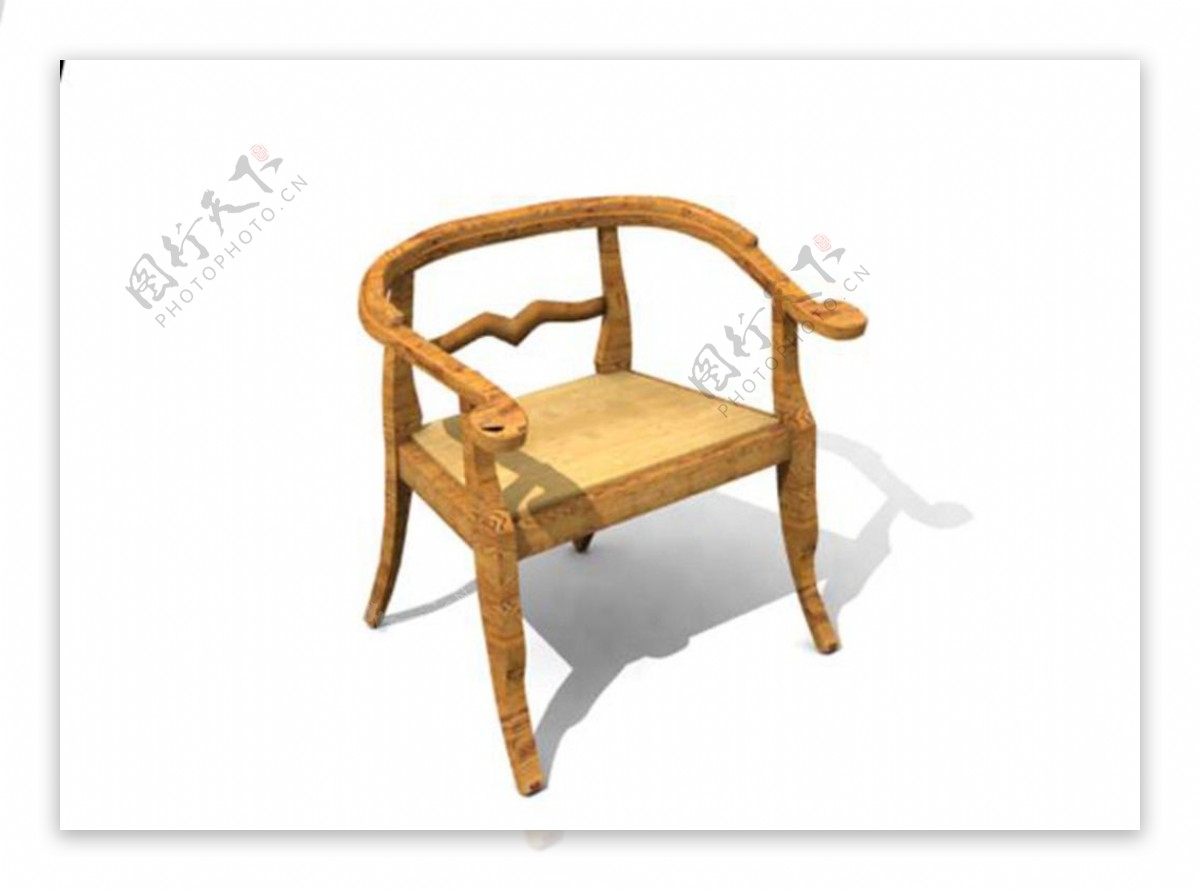 3d精美中式椅子模型图片