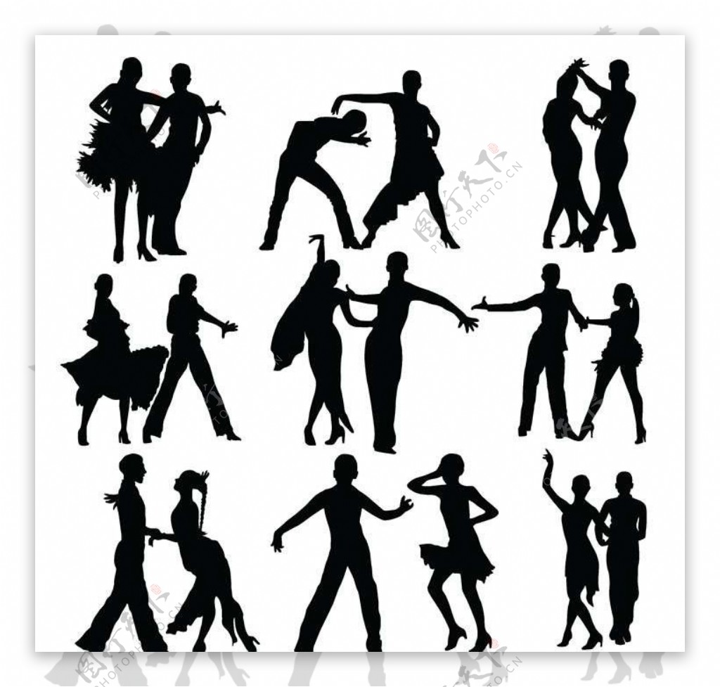 男生邀请女生跳舞插图(跳舞、男性、女性、人物矢量图、人物)欧式插图_北极熊素材库