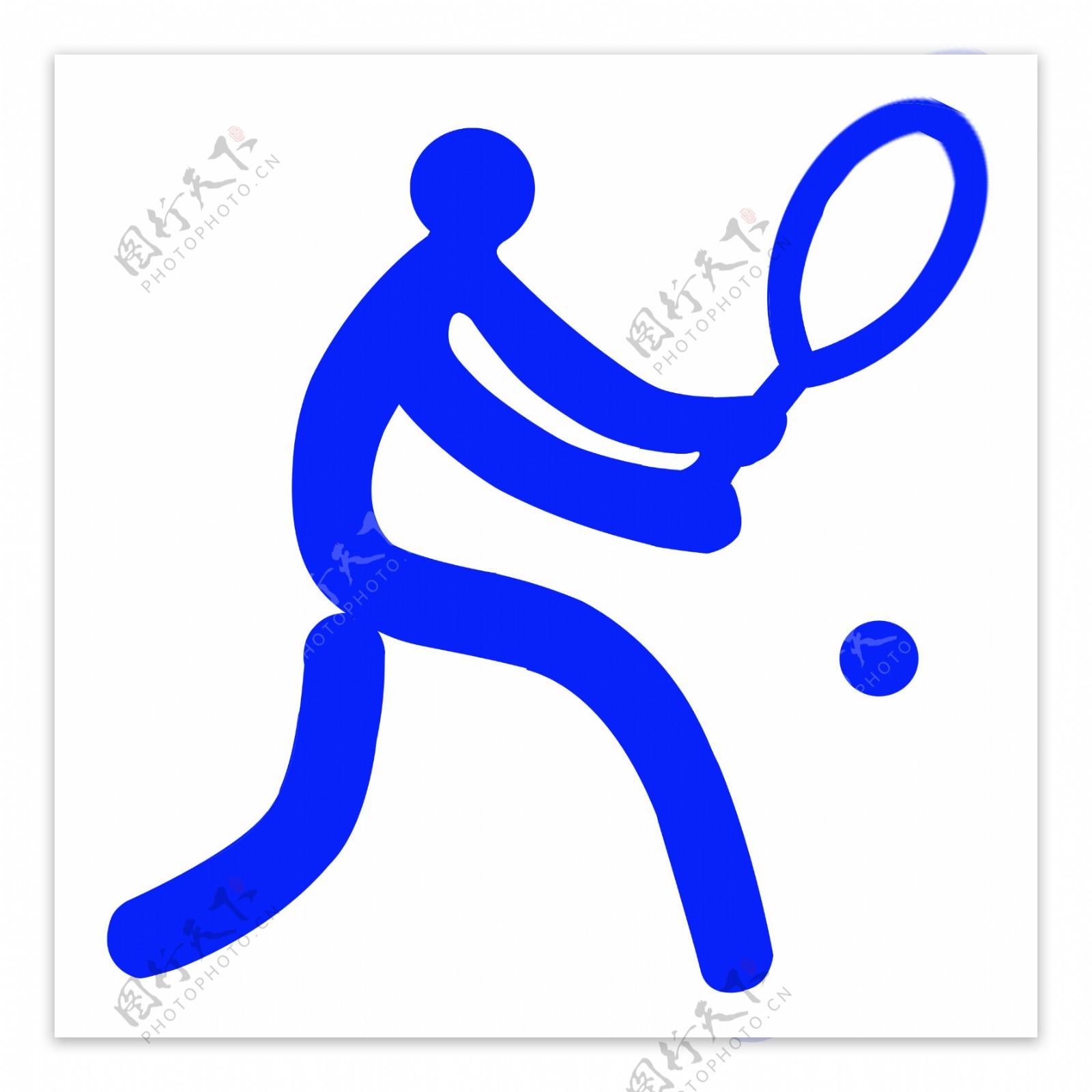 体育运动项目标识网球图片