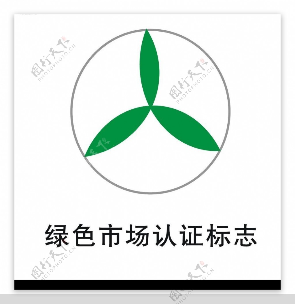 绿色市场认证标志图片