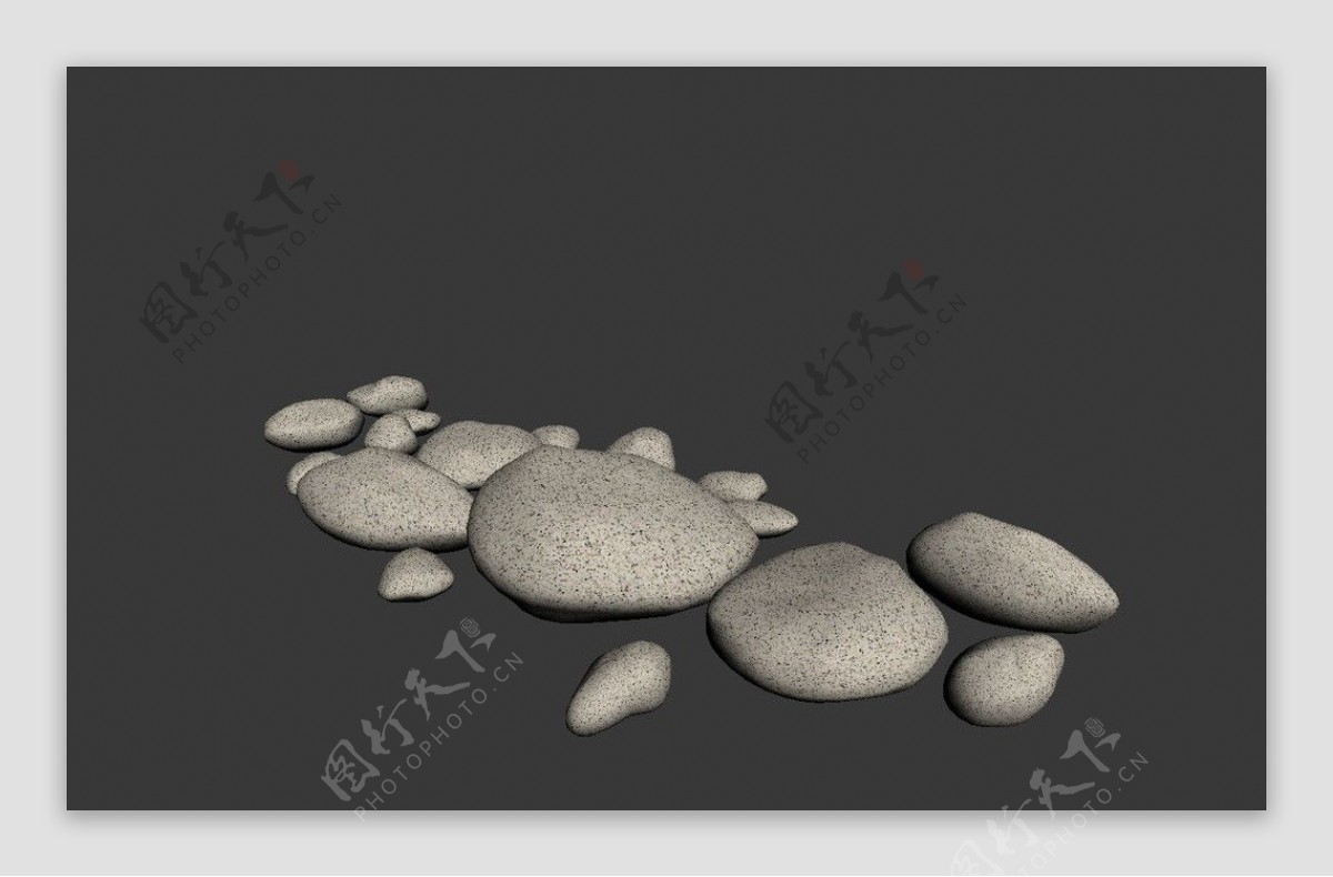 鹅卵石模型图片