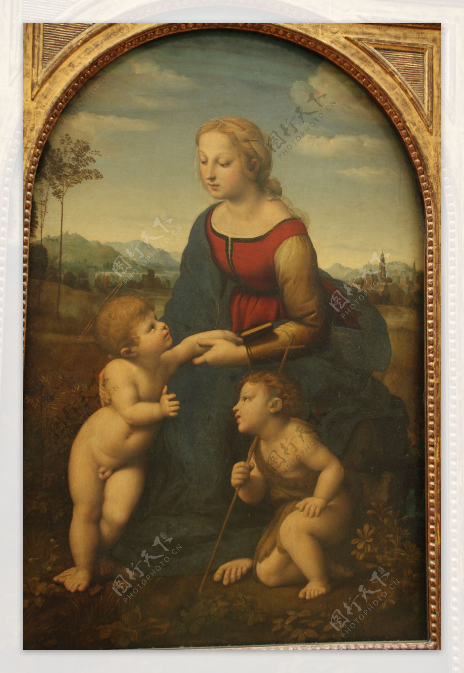 卢浮宫油画拉斐尔作品图片