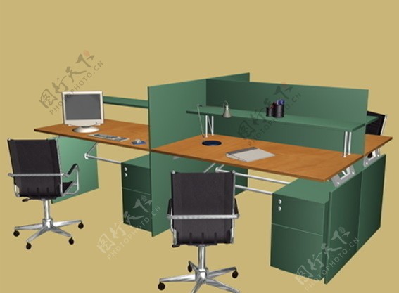 办公家具3DMAX素材图片