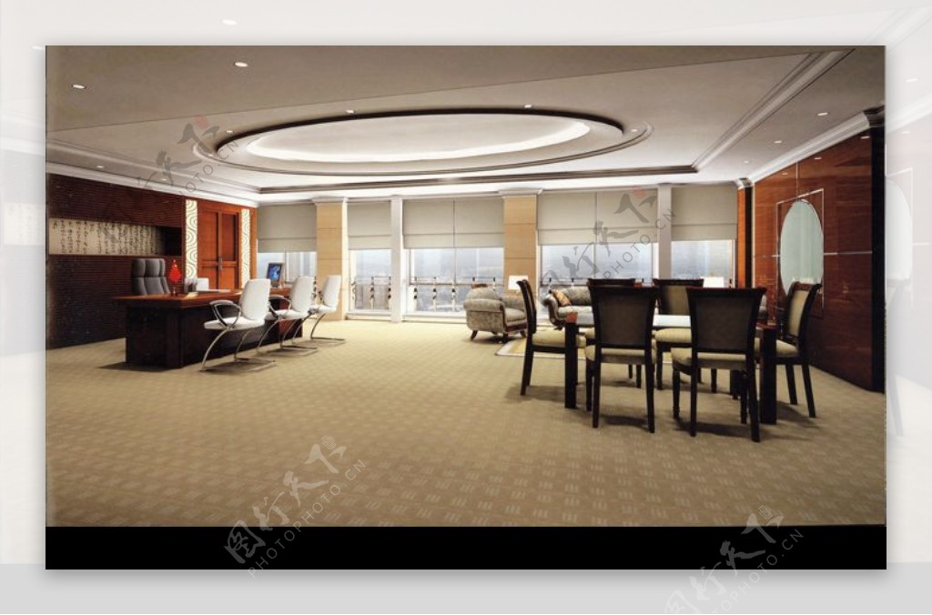 三明市地方税务局十九层局长室方案一图片