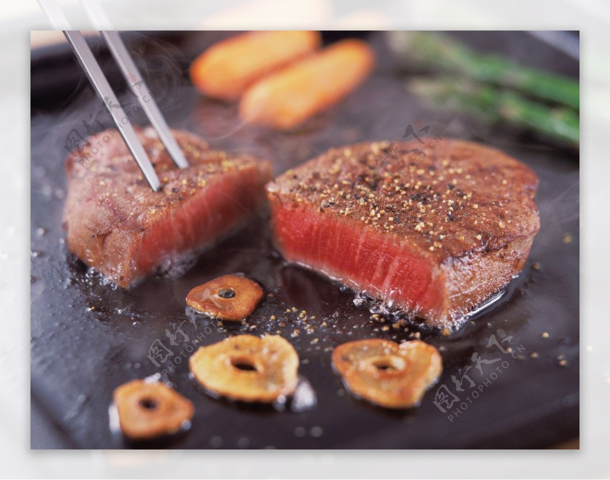 煎炸牛肉食品菜厨房图片