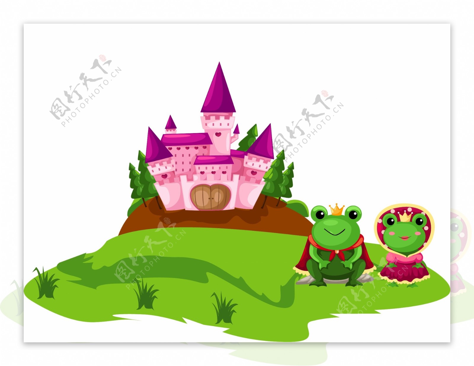 青蛙王子与青蛙公主图片