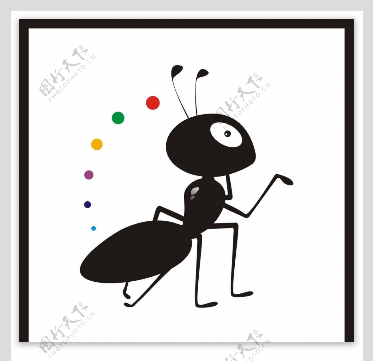 蚂蚁插画图片