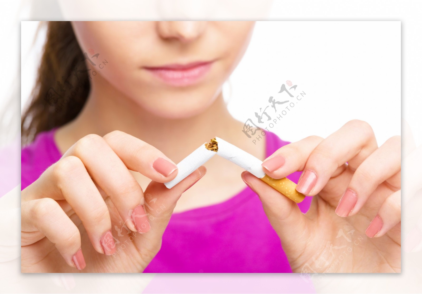 戒烟吸烟有害健康图片