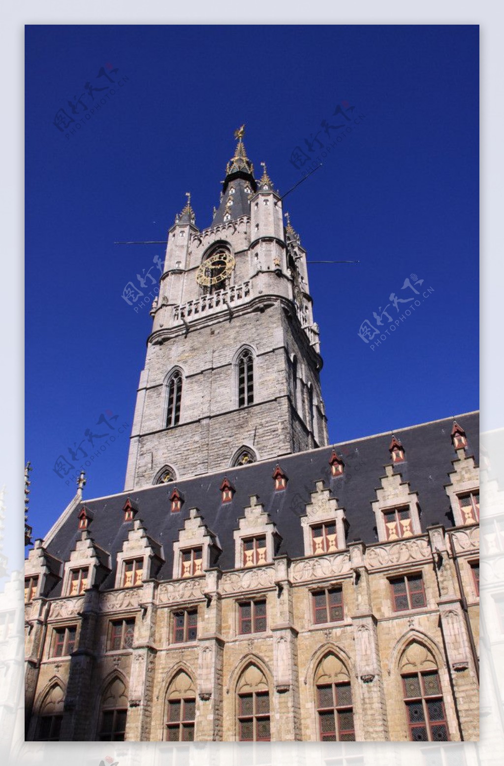 比利时根特钟楼图片