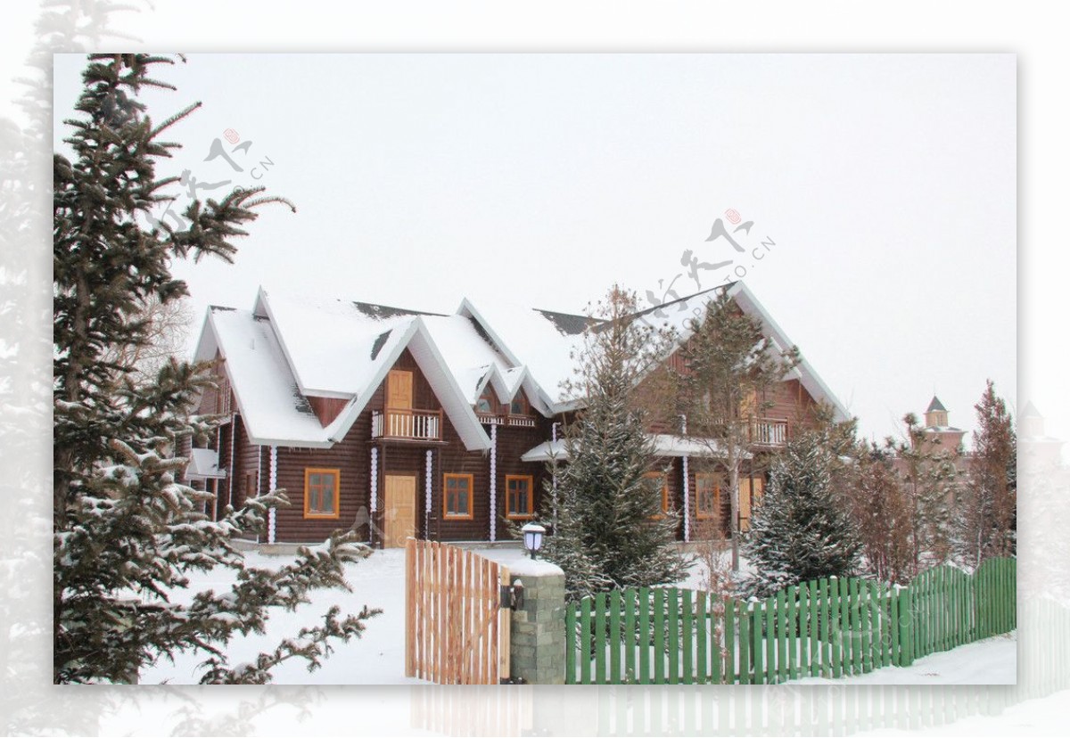 冬季俄罗斯建筑图片