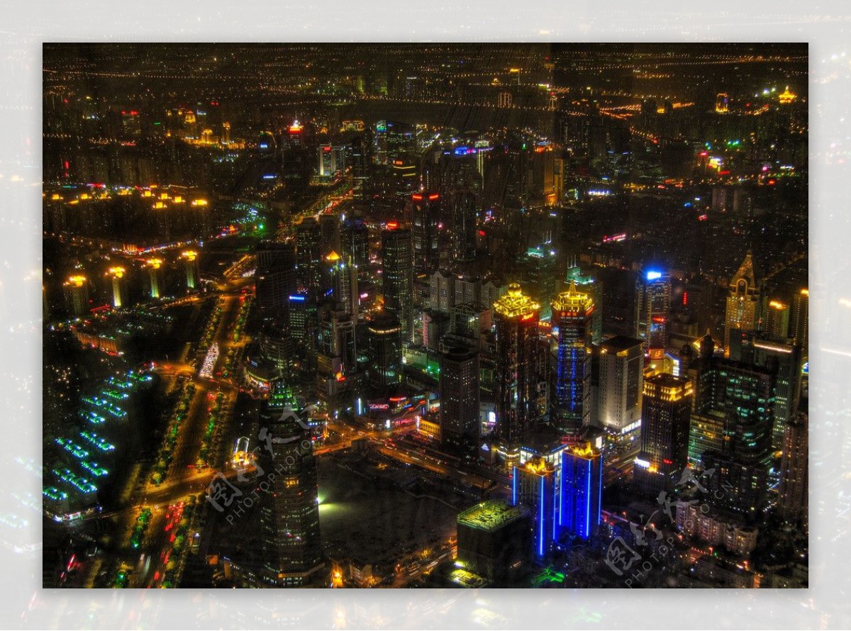 上海夜晚灯光图片
