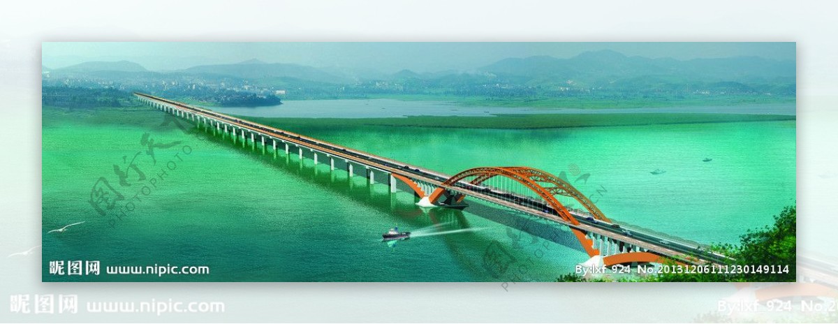 郧阳汉江大桥图片