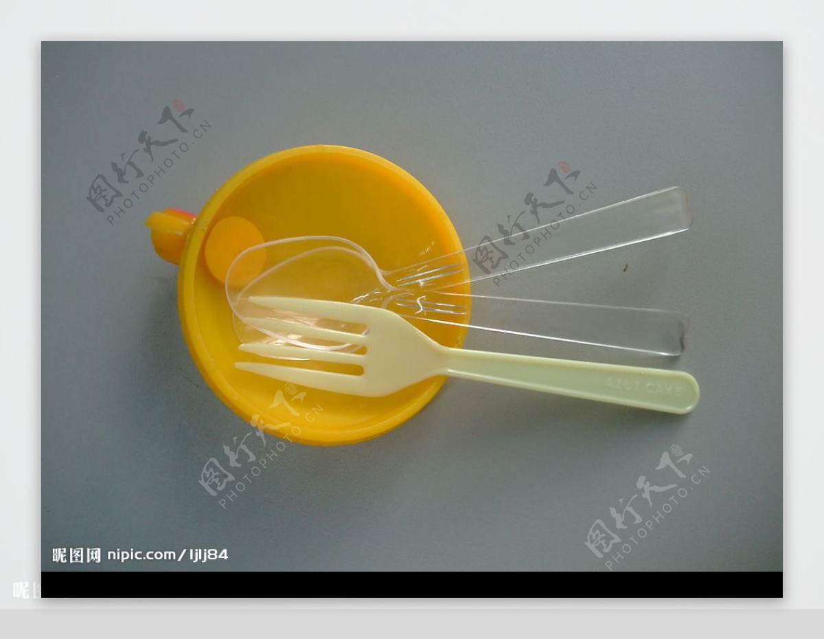 塑料勺子叉子图片
