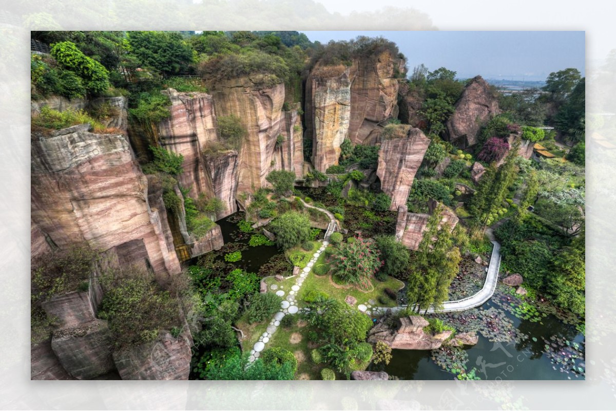 莲花山风景区图片