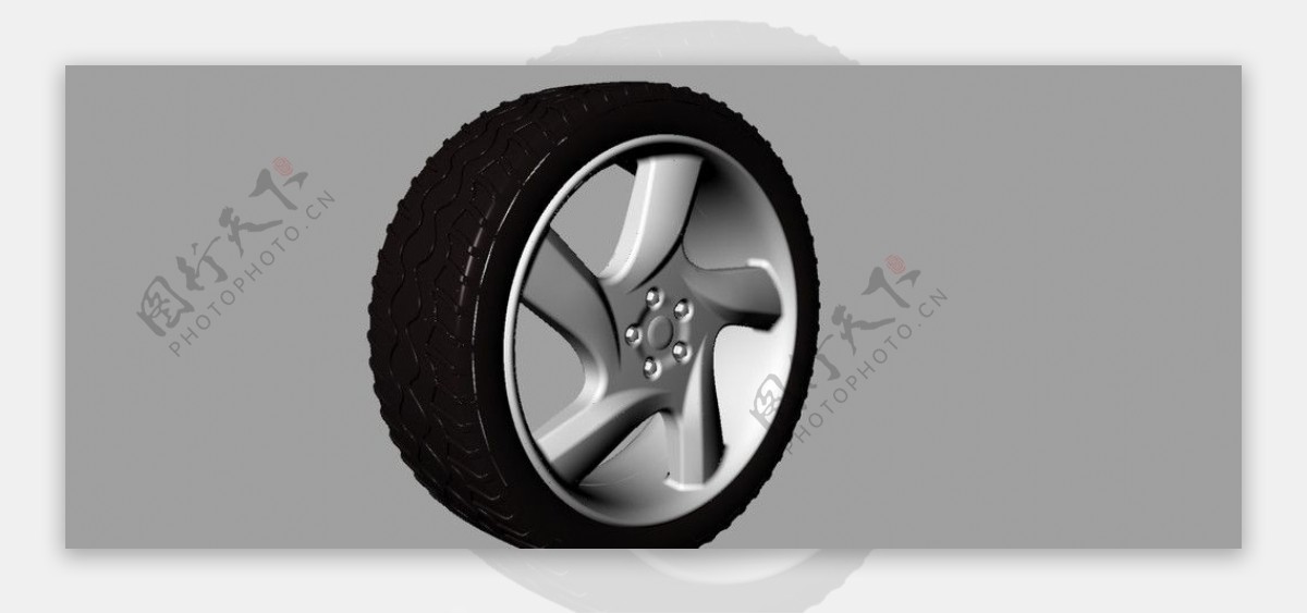 轮胎模型3dm图片