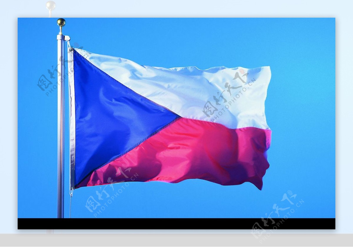 捷克国旗图片