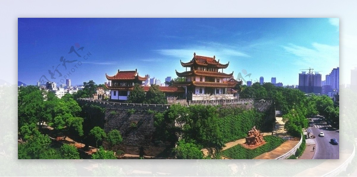 中国古城楼图片
