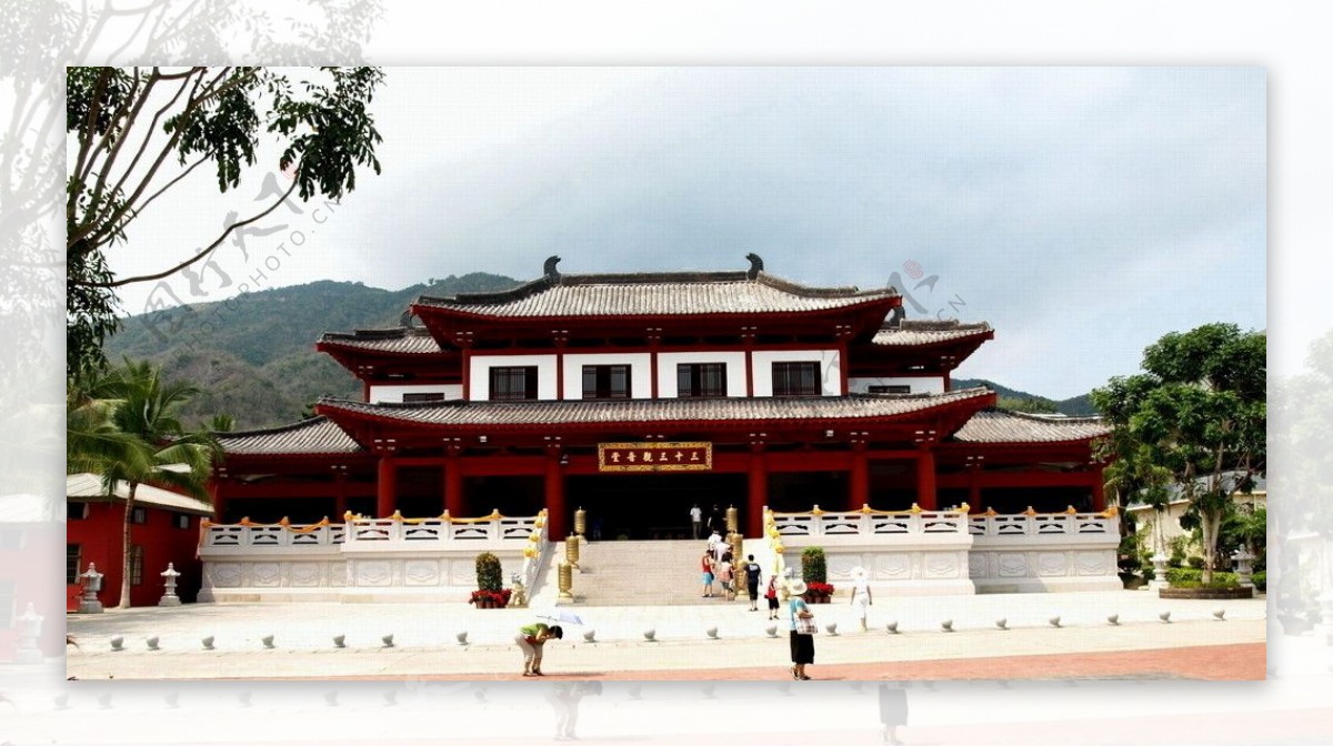 海南三亚南山寺图片