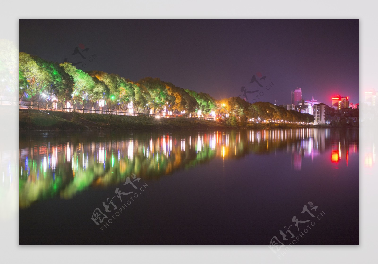 鄱阳东湖夜景图片