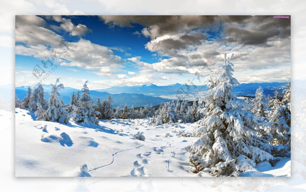 祖山雪景图片