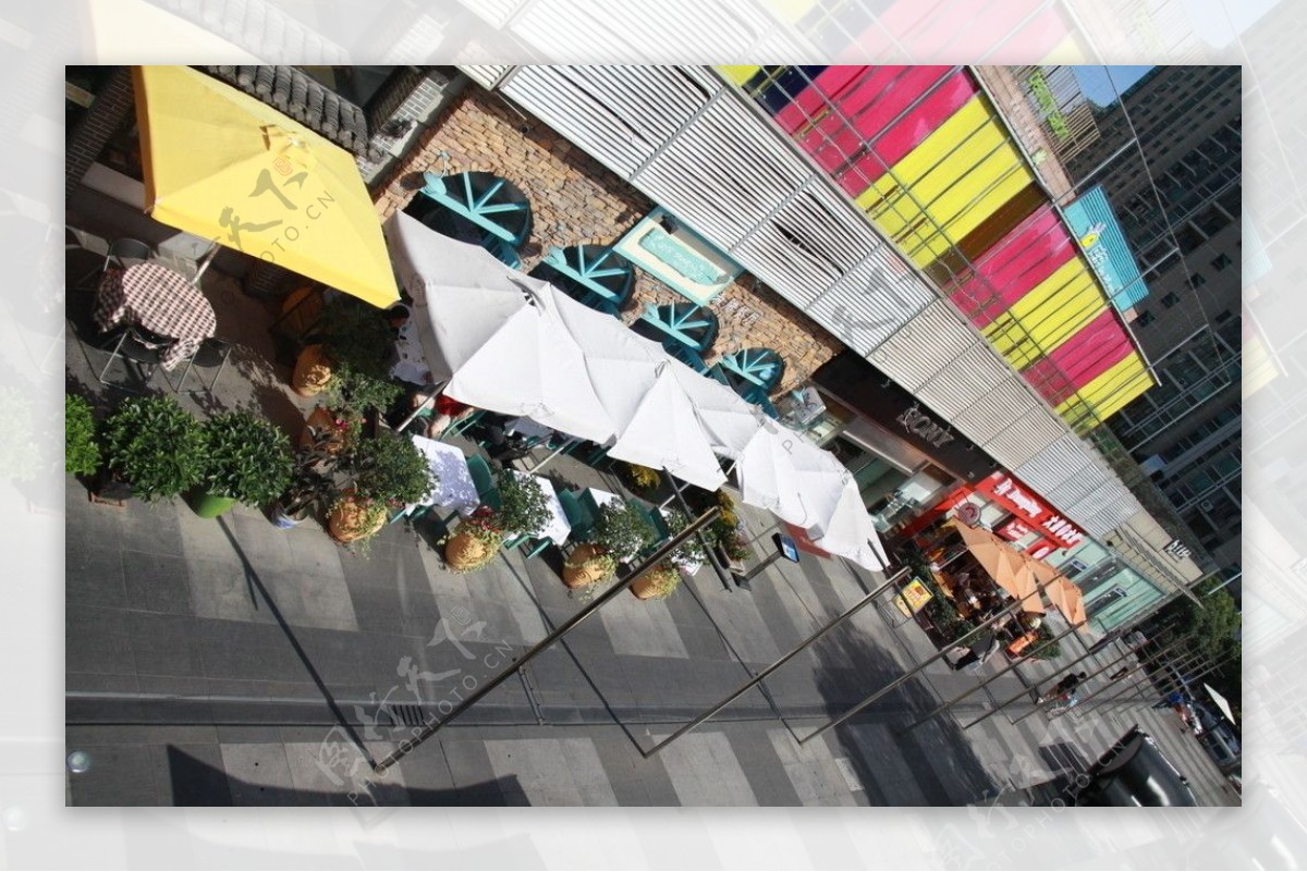 上海浦东联洋证大大拇指广场美食街图片