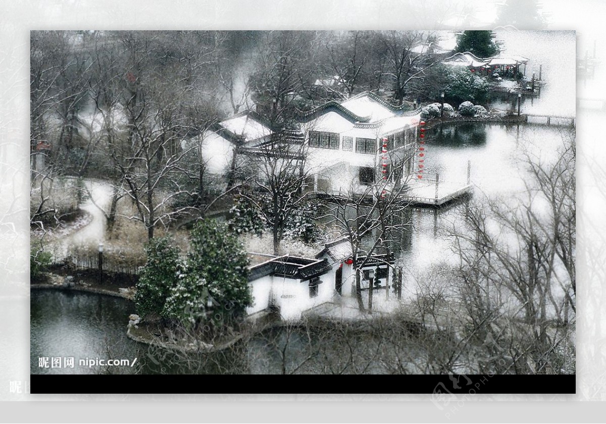 皖南雪景图片