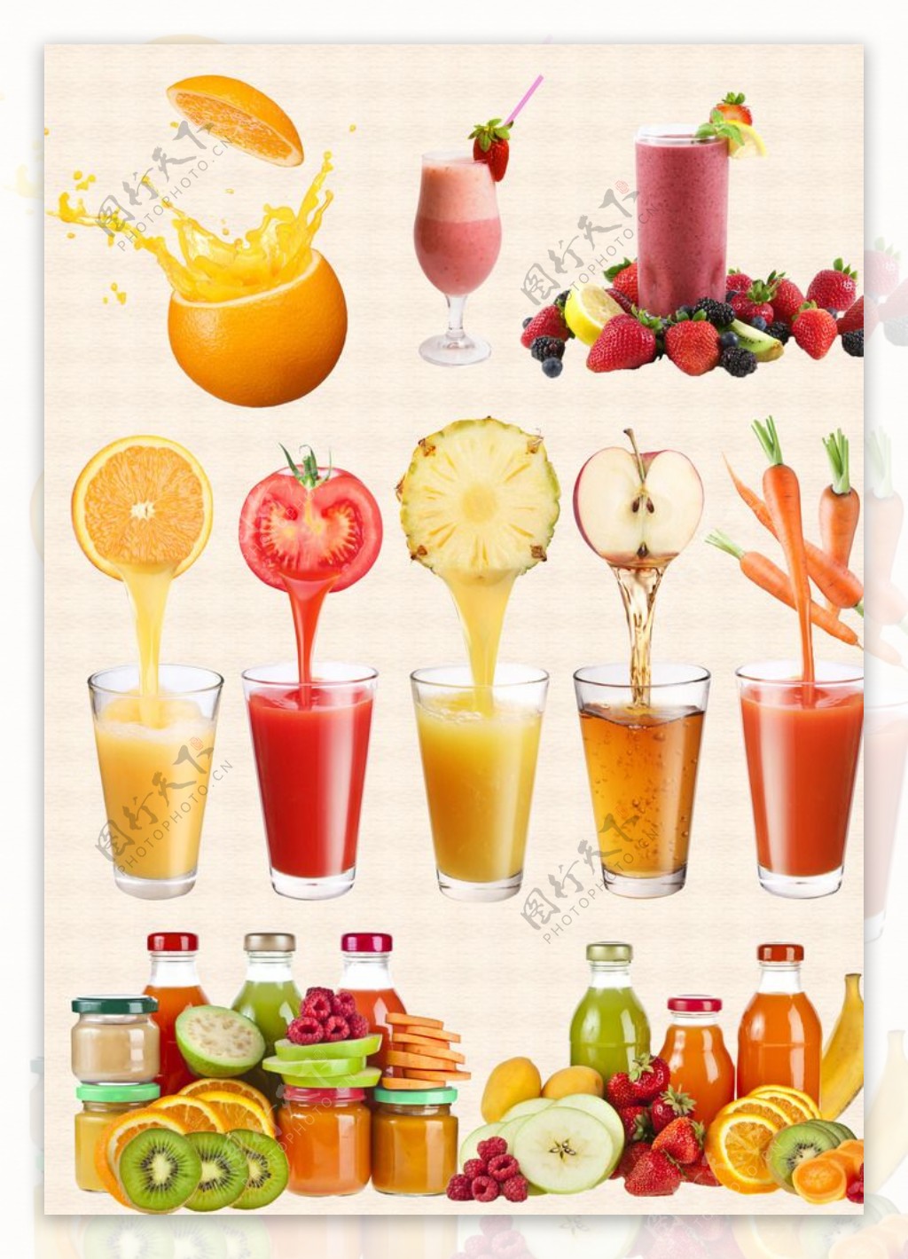 果汁饮料图片