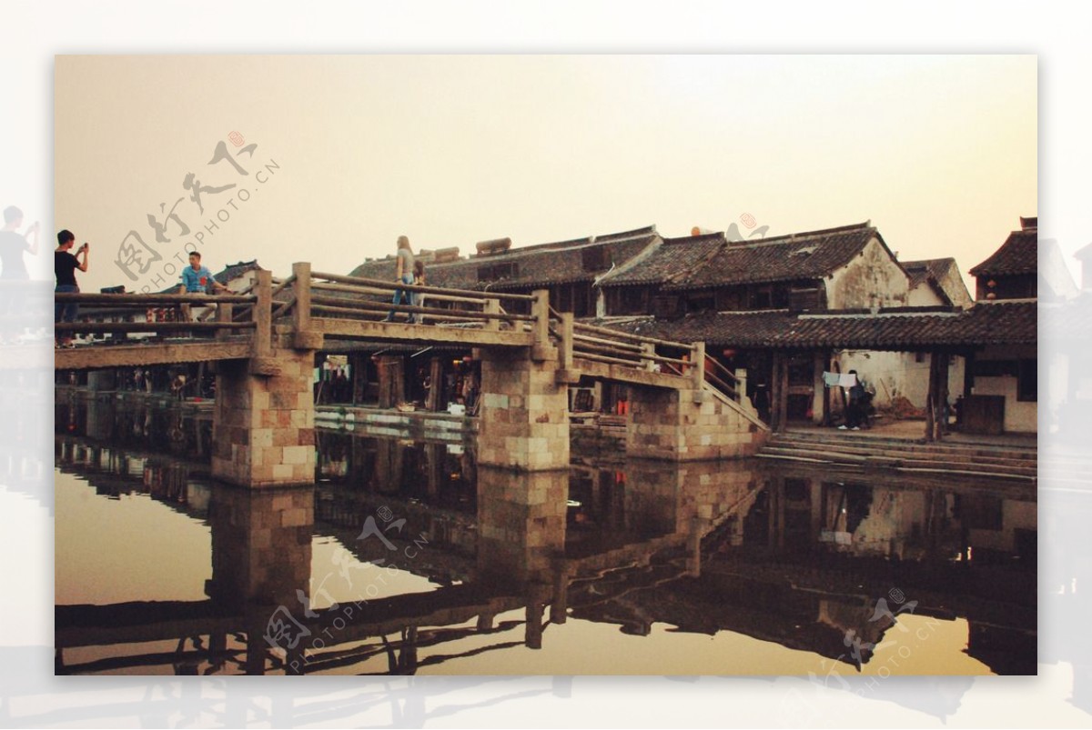 西塘的桥图片