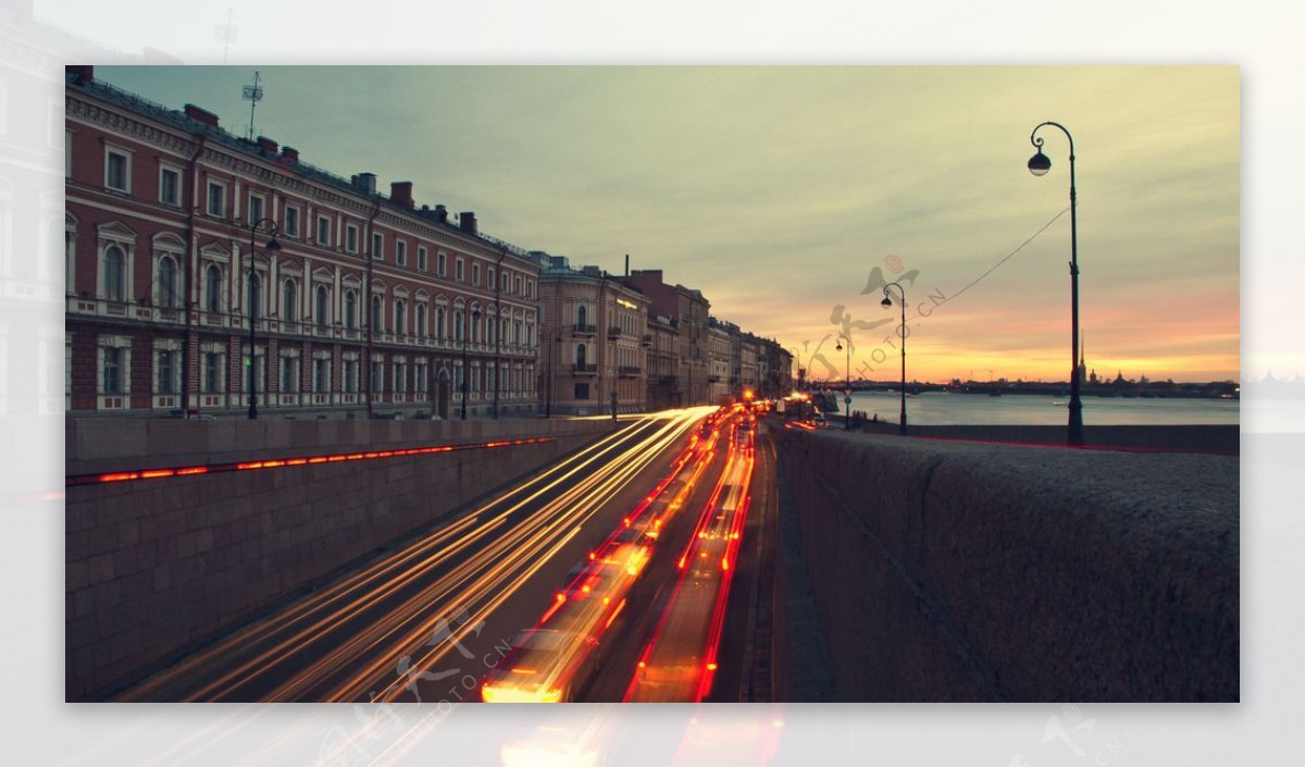 圣彼得堡黄昏图片