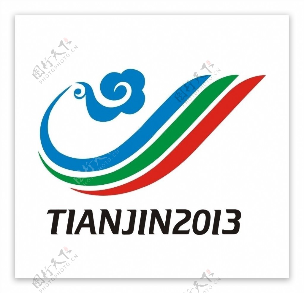 天津2013东亚运动会矢量标志图片