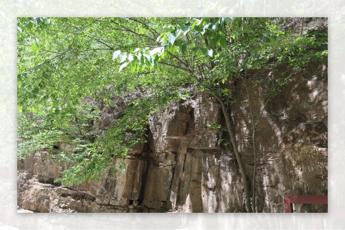 石壁风景图片