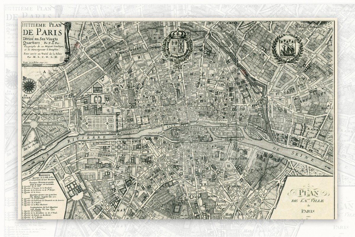 巴黎城市规划图图片