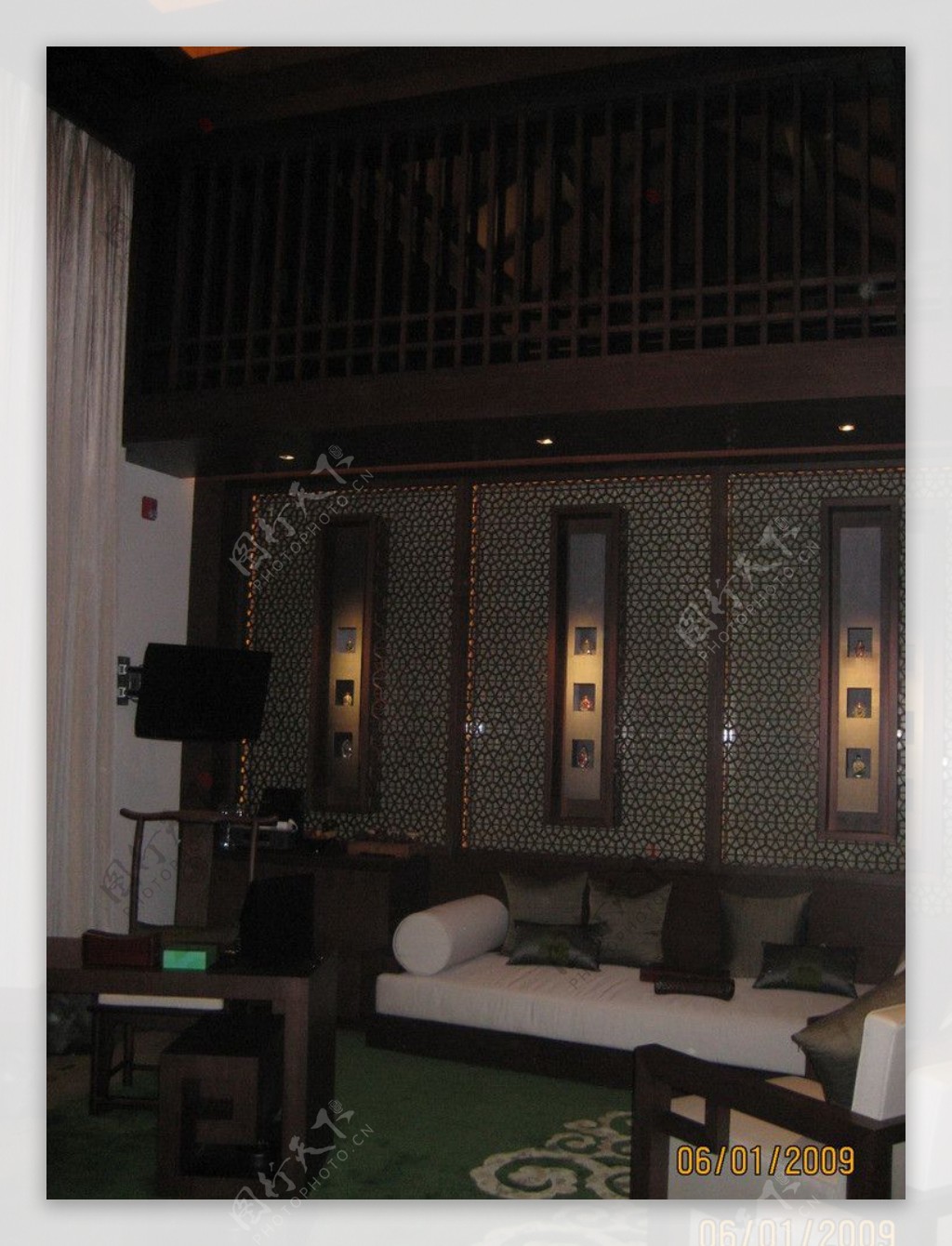 中式酒店客房内景图片