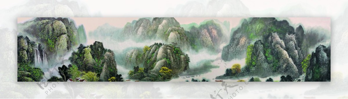 峡江春绿图片