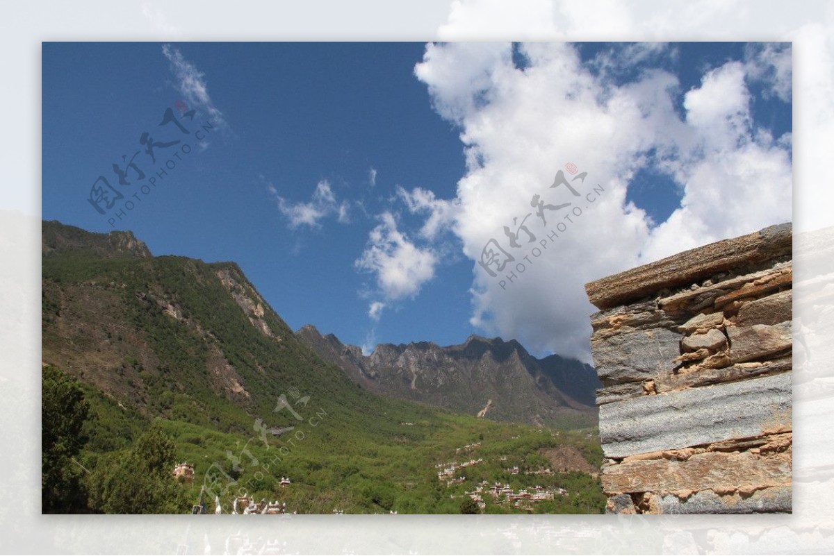 丹巴藏区风景摄影图片