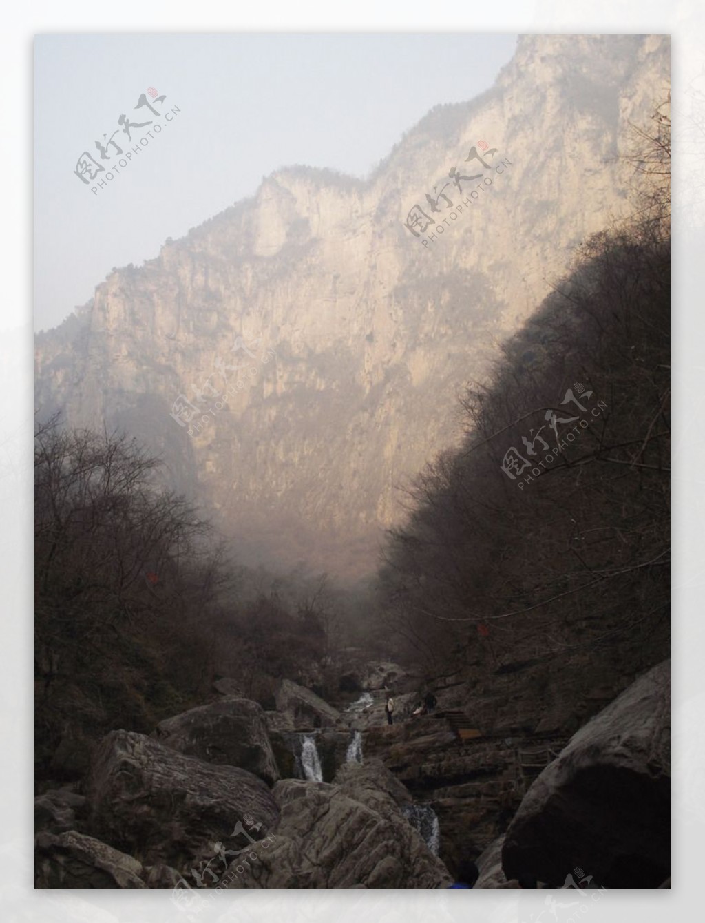 云台山冬景图片