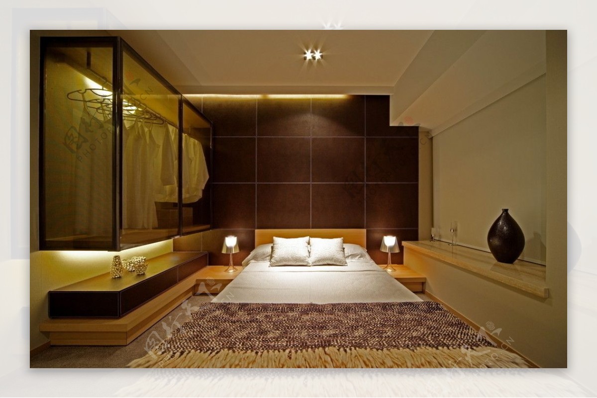 经典现代装饰装修设计卧室空间图片