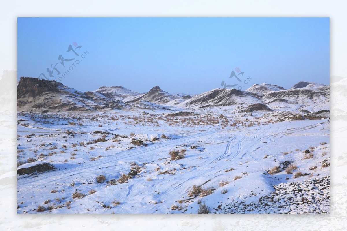 白杨河雪景图片素材-编号11244665-图行天下