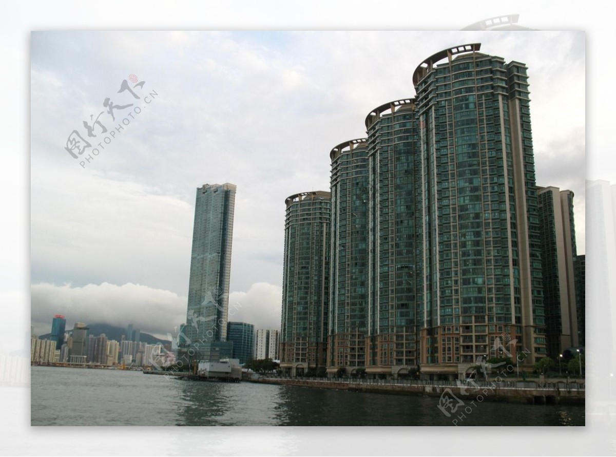 香港沙田高层公寓楼图片