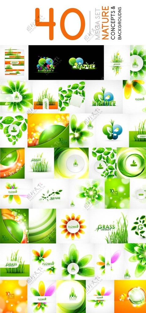 绿叶绿色设计图片