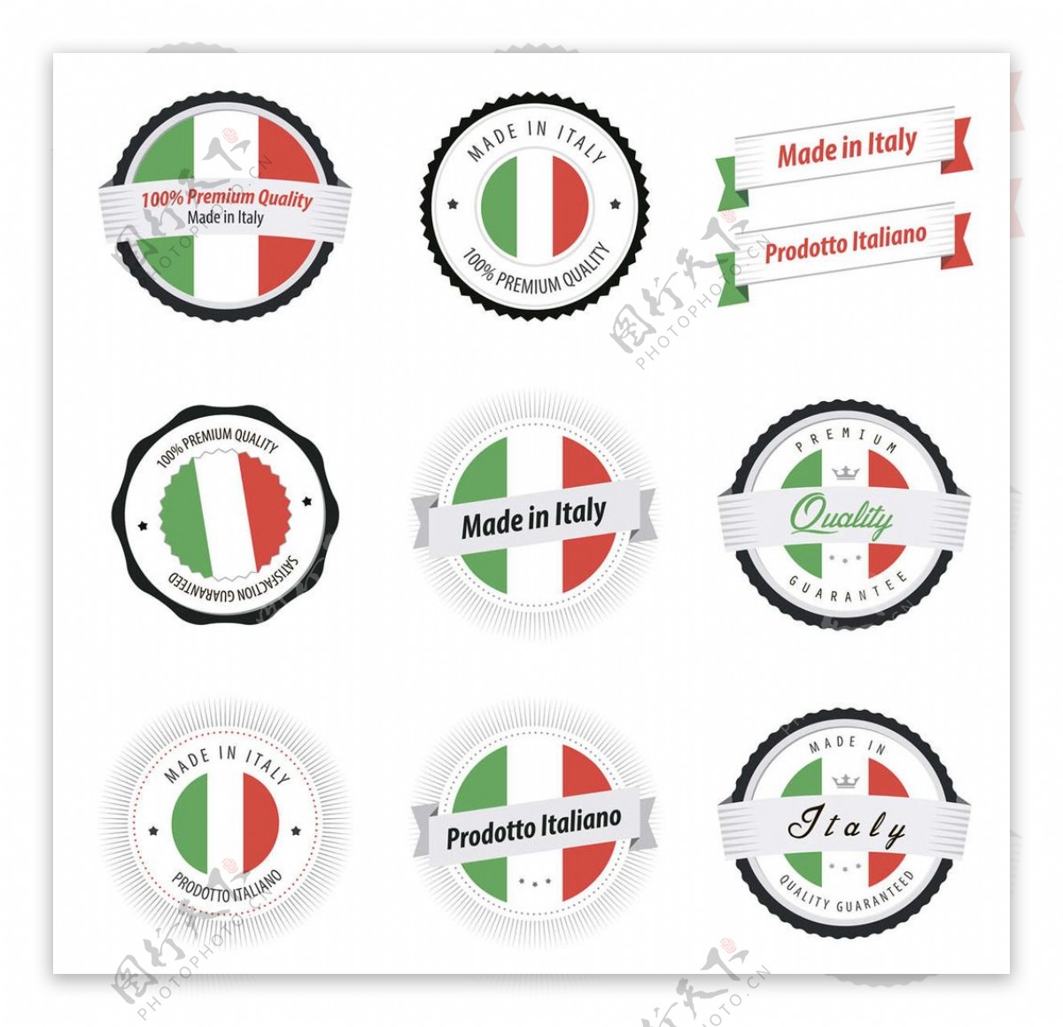 意大利包装图标图片