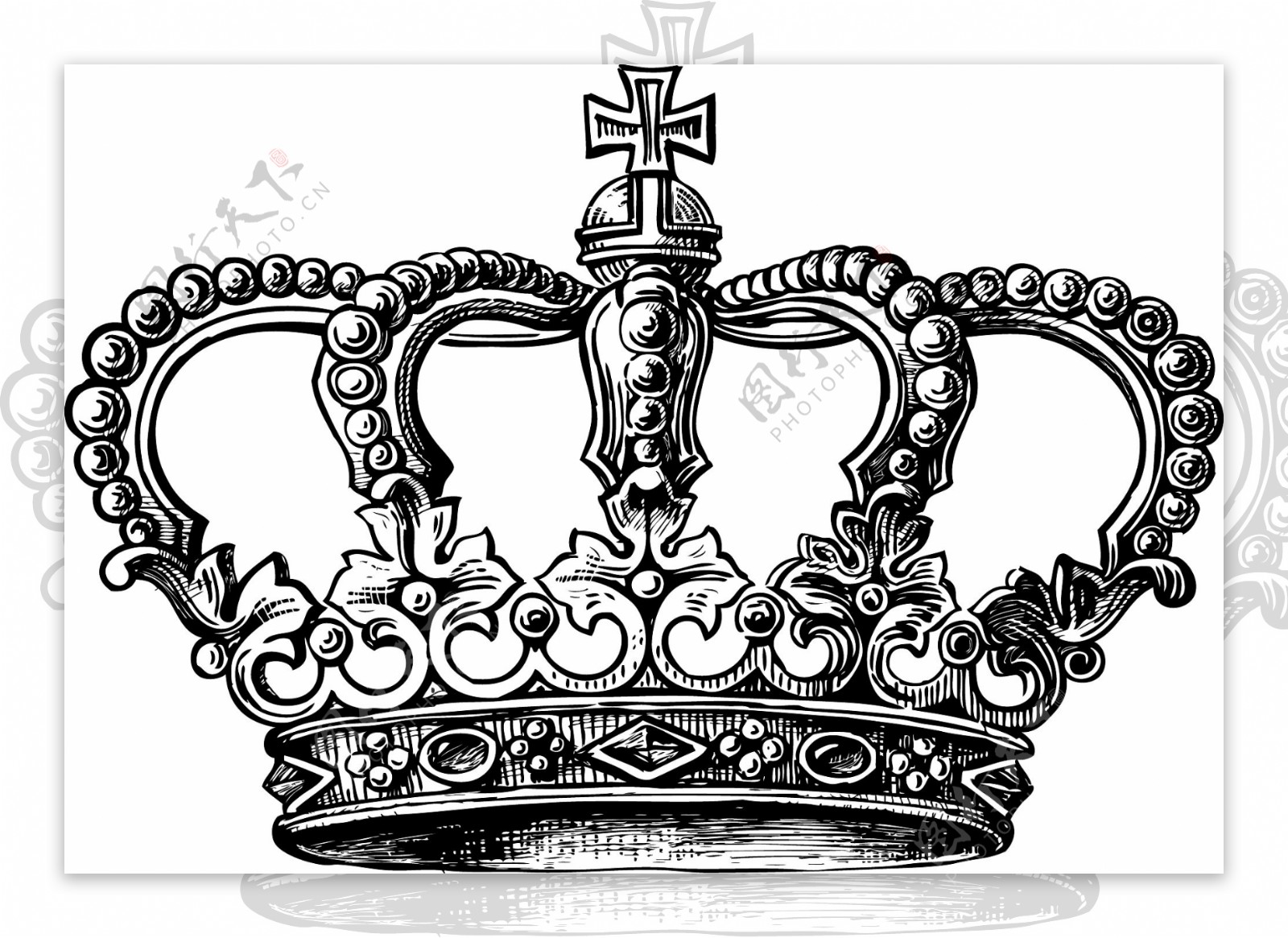 皇冠王冠矢量图图片素材-编号39947185-图行天下