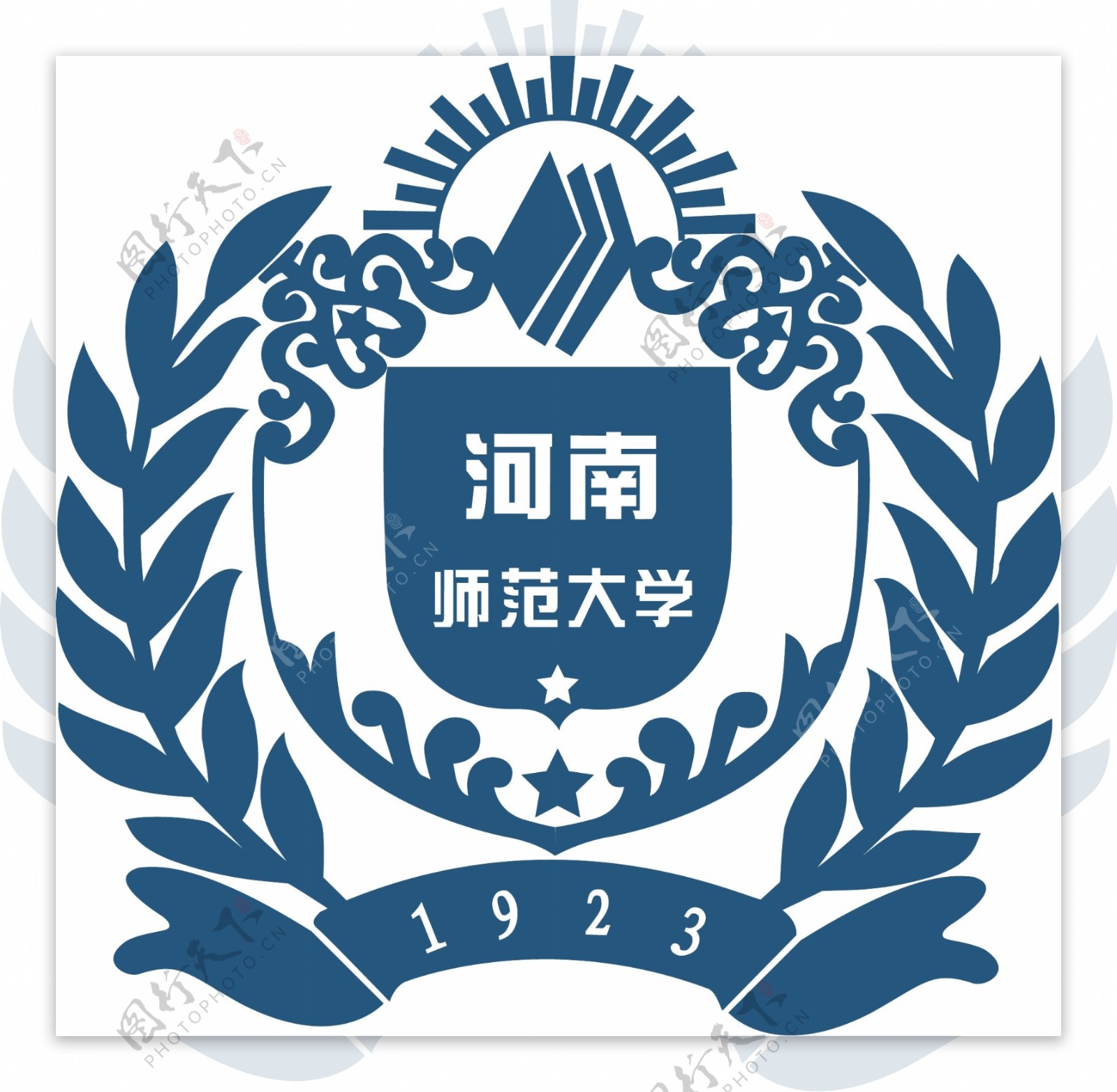 河南师范大学校徽图片