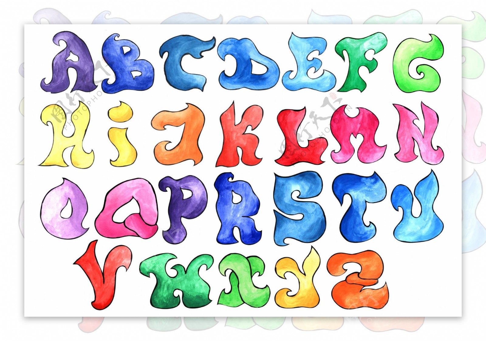 小字母 大创意——快乐英语节之三年级字母创意画比拼-搜狐大视野-搜狐新闻